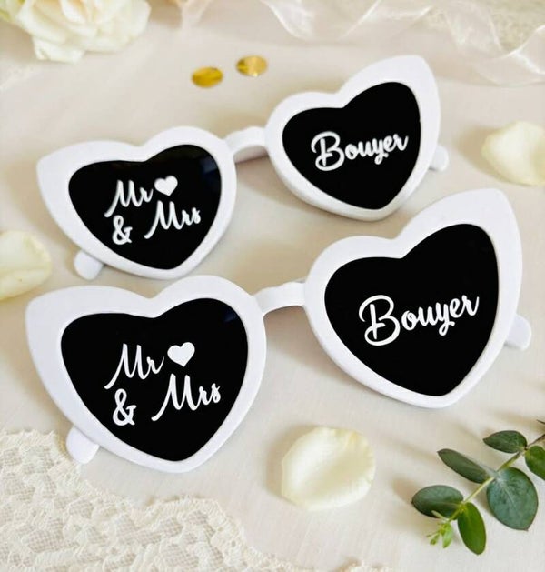 Lunettes de soleil personnalisées | Mr & Mrs