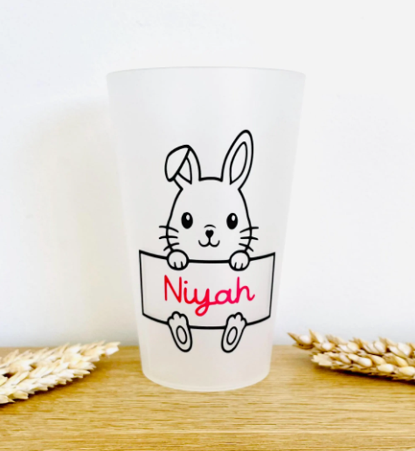 Gobelet personnalisé lapin | animaux sauvages / animaux de la jungle