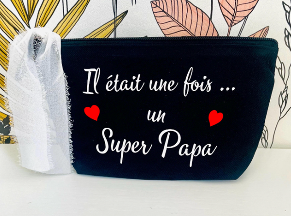 Pochette personnalisée Il était une fois un Super Papa
