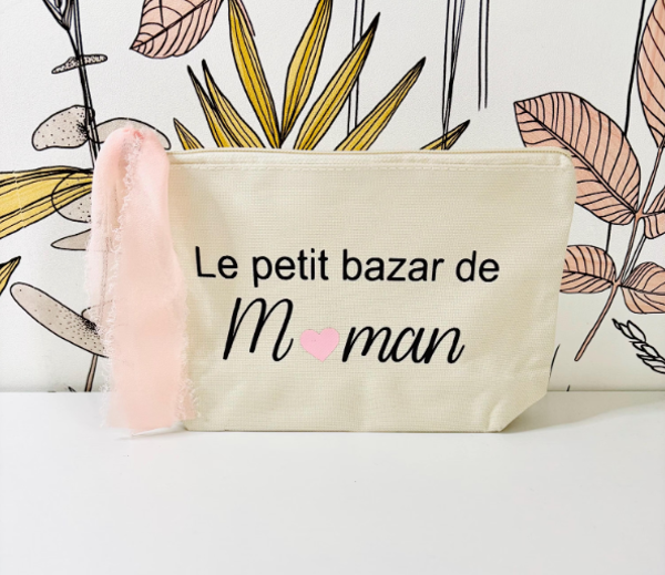 Pochette personnalisée Le petit bazar de Maman