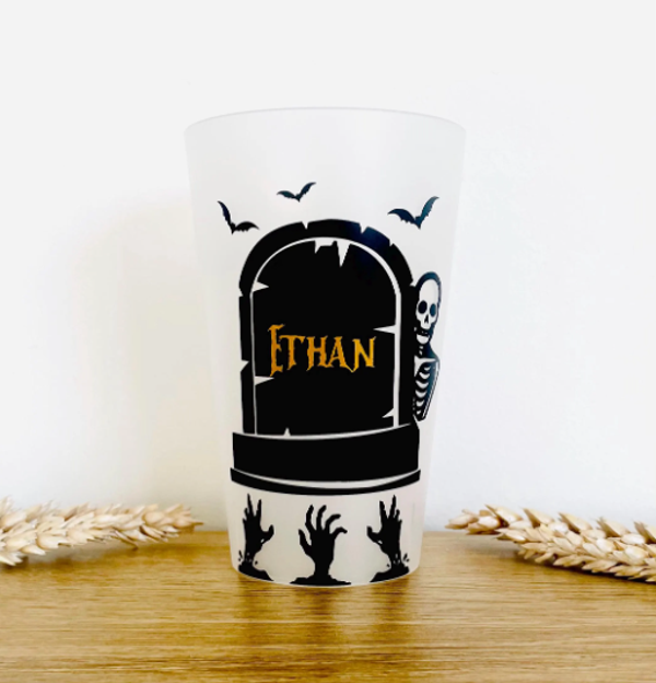 Gobelet personnalisé nominatif Halloween