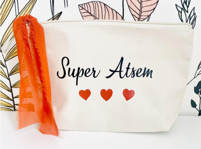 Pochette personnalisée Super Atsem