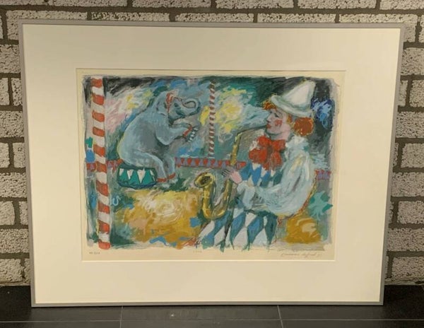 1053 - Annemarie de Groot - circus (80 * 100 incl lijst)