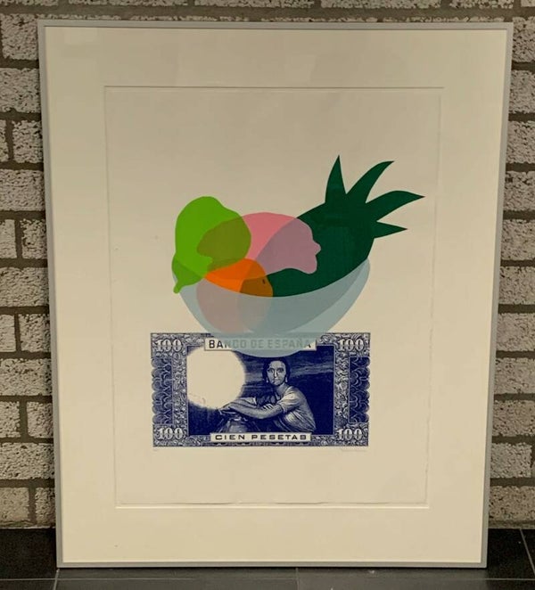 1054 - Susan Evers - Hommage aan de Tones (80 * 100 incl lijst)