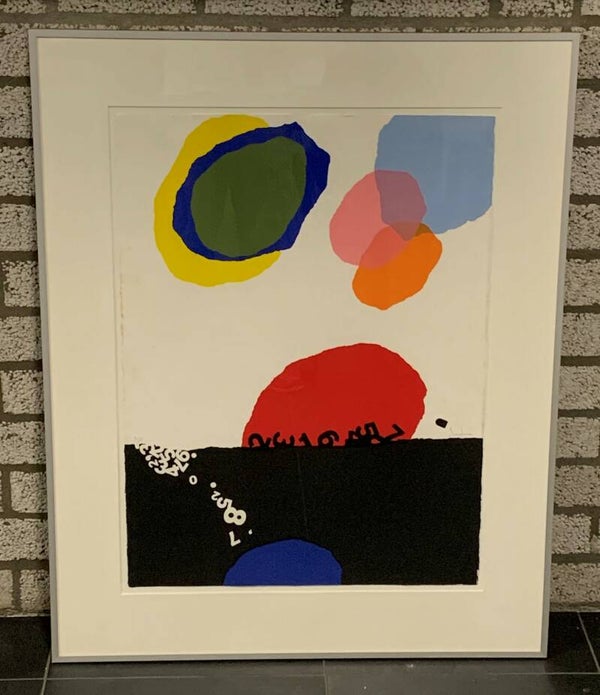 1055 - Susan Evers - Wolkenpret I (80 * 100 incl lijst)