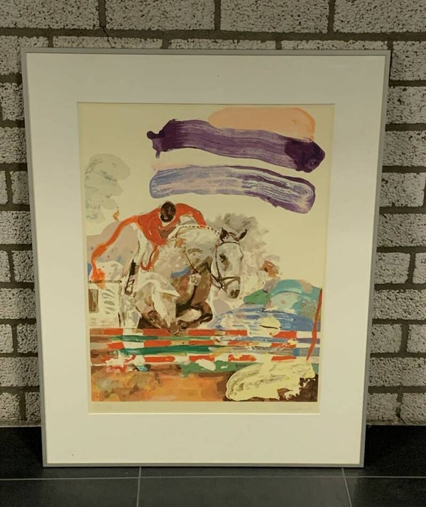 1117 - Jan van Diemen - Ruiter ( 70 * 90 incl lijst)