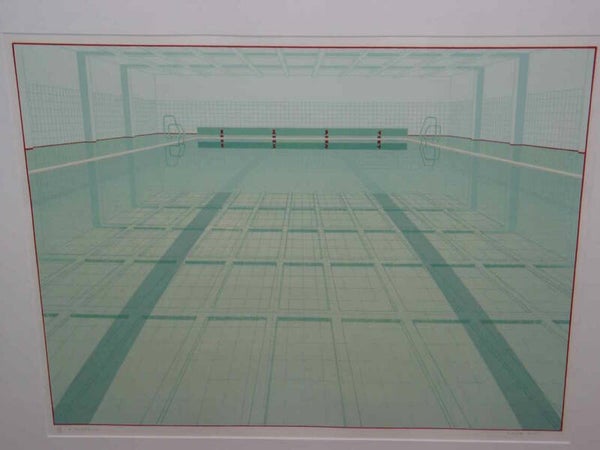 Edith Sont - Vier startbanen ( 70 * 90 incl lijst)