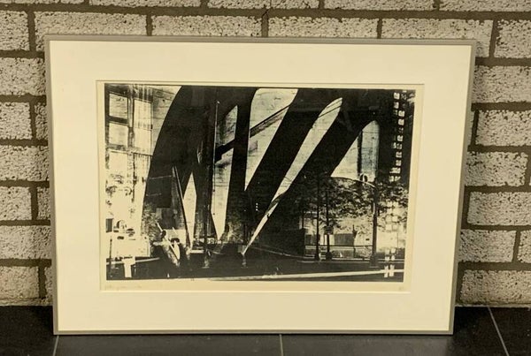 1369 - Peter Spaans - Brug  ( 60 * 80 incl. lijst)