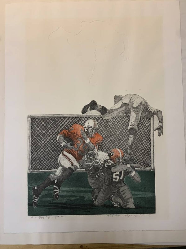 1383 - Leentje Linders - He is falling high part I - american football