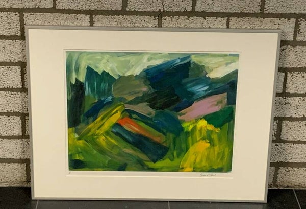 1395 - Bram d'Hont - Abstract  ( 60 * 80 incl. lijst)