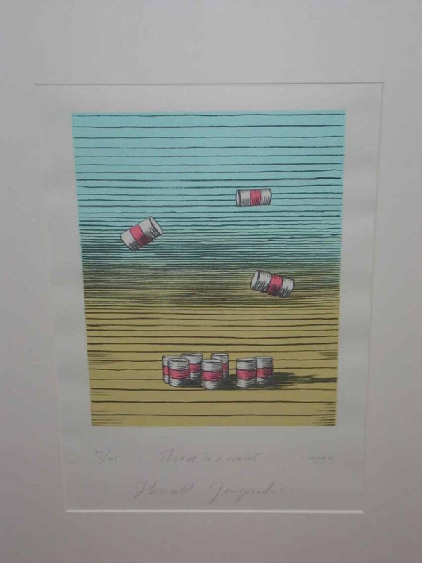 Piet Warffemius - Ling pei someillant ( 50 * 70 incl. lijst)