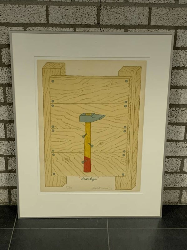 0172 - Mark Brusse - Bricolage ( 70 * 90 incl. lijst)