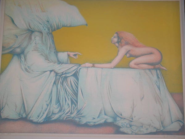 1817 - Onbekend - naakte vrouw op knieën