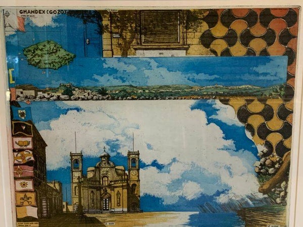 0182 - Rolf Weijburg - Ghawdex Gozo ( 70 * 60 incl. lijst)