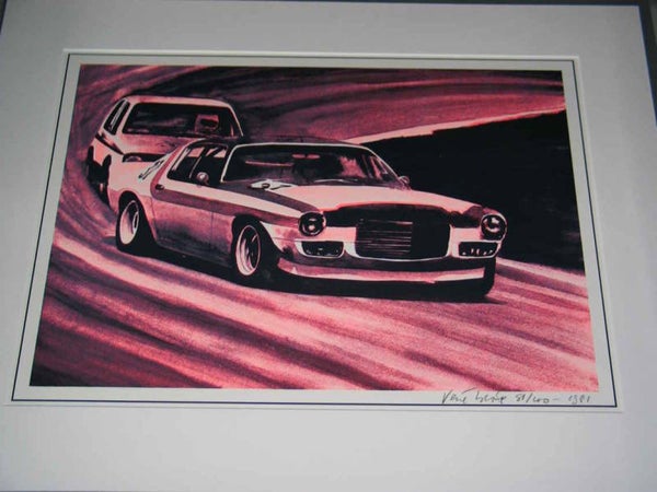 1860 - René  Broné - Stockcar races rood