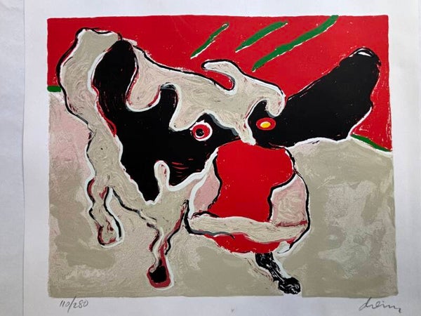 2021 - Peter Diem - Koe rood en grijs