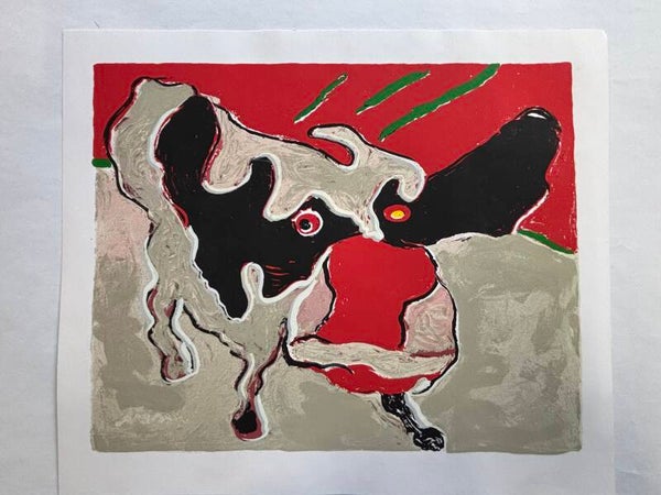 2024 - Peter Diem - Koe rood en grijs