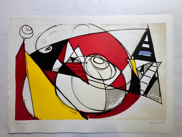 2054 - Peter Diem - Abstracte Compositie