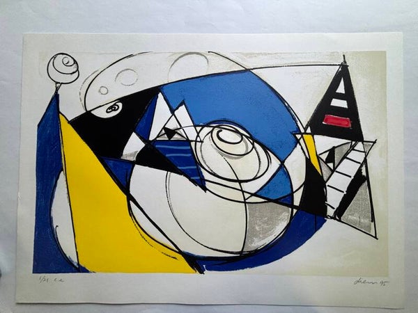 2055 - Peter Diem - Abstracte Compositie