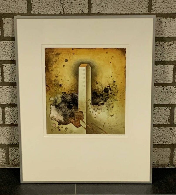 0267 - Jurjen Ravenhorst - Het hoge hoekhuis ( 50 * 65 incl. lijst)