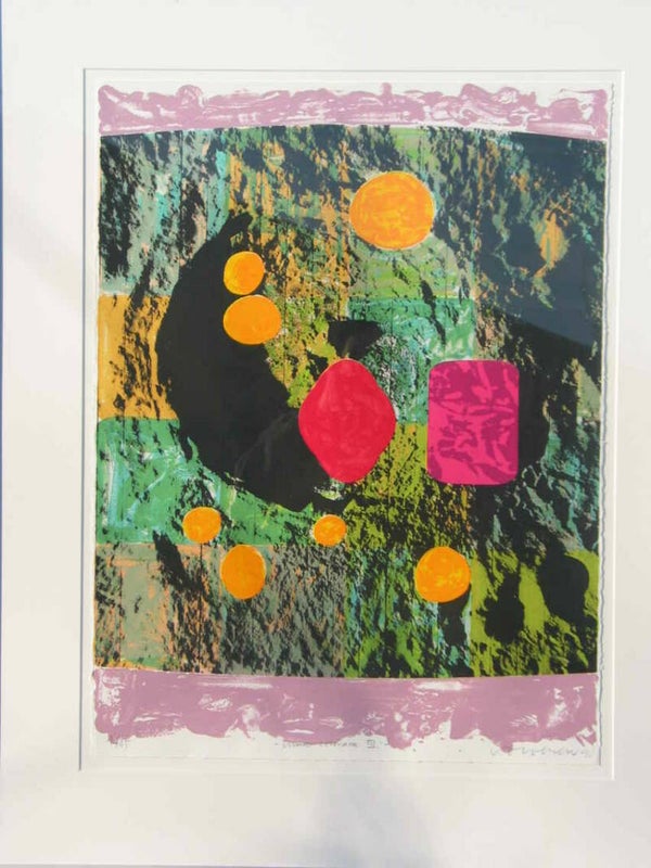 0280 - Jelis van Dolderen - Luna Colorata III ( 80 * 100 incl. lijst)