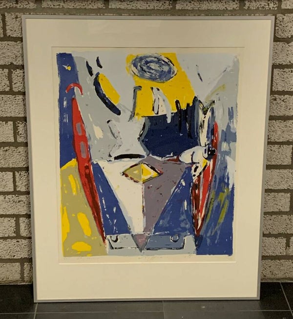 0281 - Piet Warffemius - Dans van het oerwoud  (80 * 100 incl lijst)