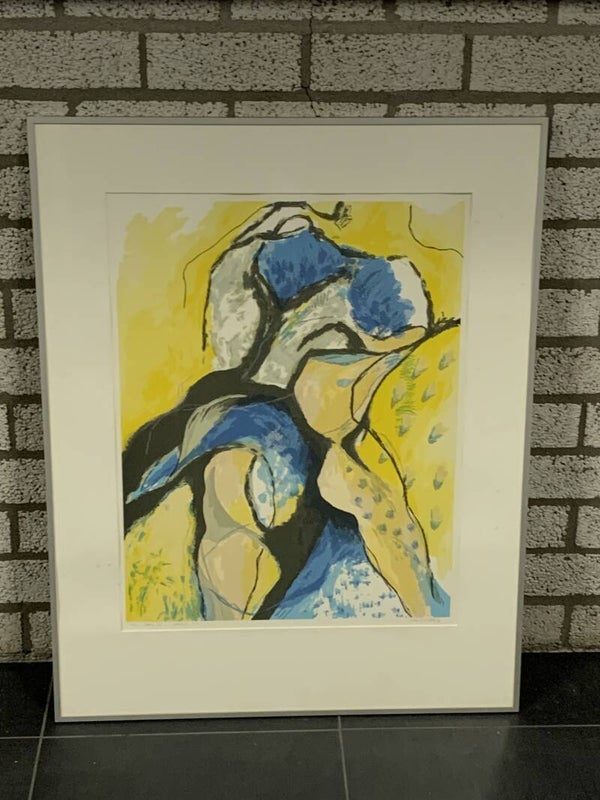 0433 - Loes Huis in 't Veld - Dans IX ( 70 * 90 incl. lijst)