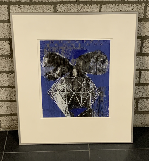 1308 - Mirjam Bürer -  Mickey Mouse II ( 60 * 70 incl. lijst)