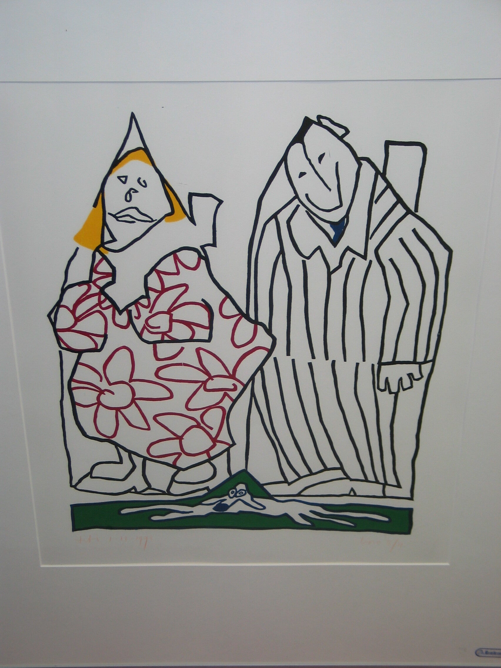 1149 - Titi Zaadnoordijk - Echtpaar ( 70 * 90 incl. lijst)