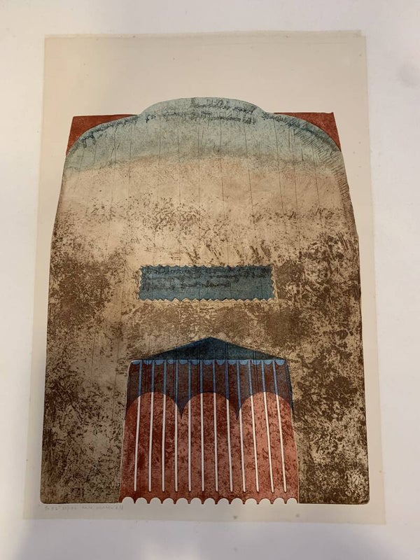 0245 - Eric Visser - Abstract bruin/rood