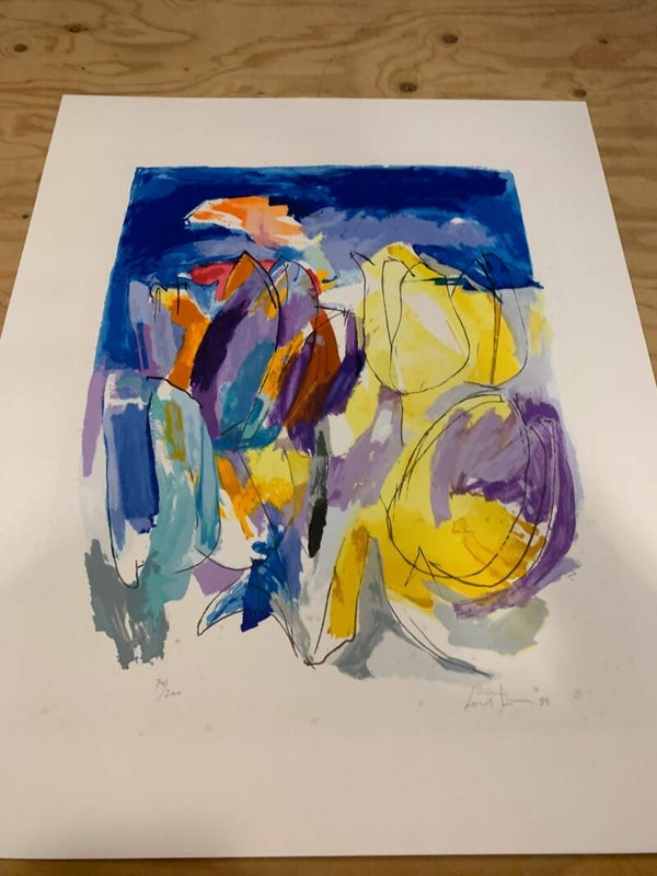 1876 - Lou Thissen - Abstract bloemen