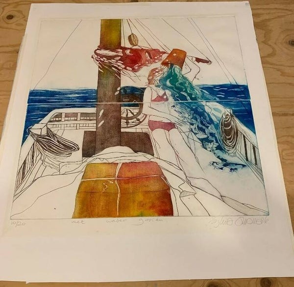 1698 - Sylvia Oudkerk - Met water gooien