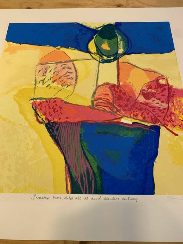 1895 - Henk van Vessem en Jana Beranová - Bronstige bron, diep als de dood, dendert omhoog