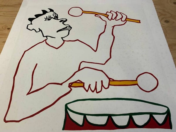 1714 - Titi Zaadnoordijk - Trommelende jongen