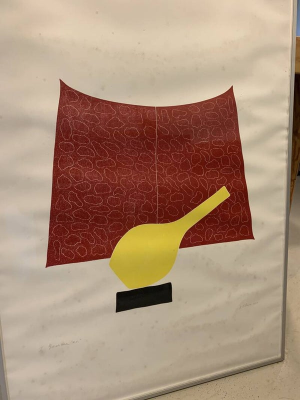 1002 - Tiddo Nieboer - Stilleven I   ( 80 * 110 incl lijst)