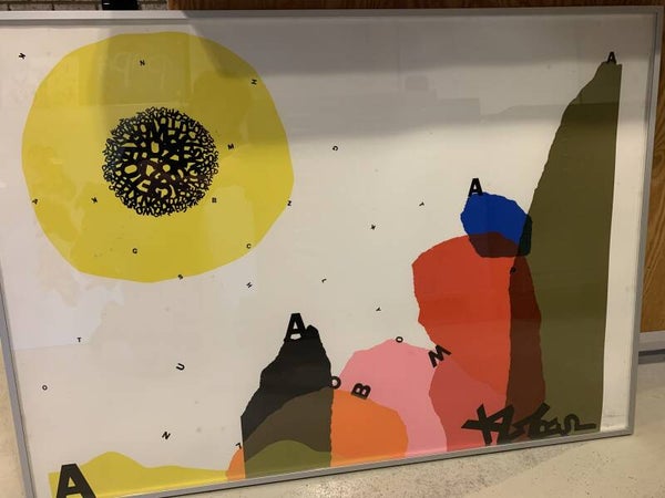 1518 - Susan Evers - Feest landschap ( 75 * 106 incl lijst)