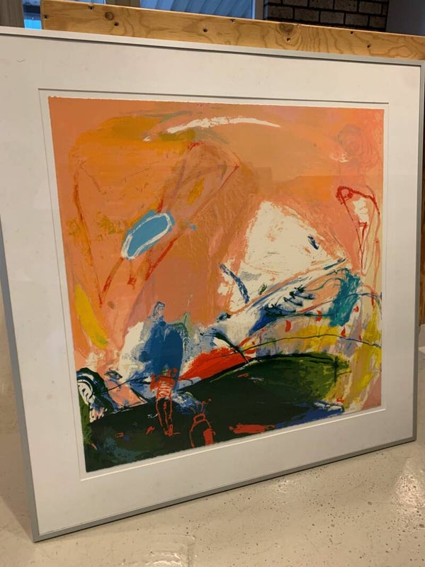 0300 - Jan van Diemen - Golf ( 90 * 90 incl lijst)