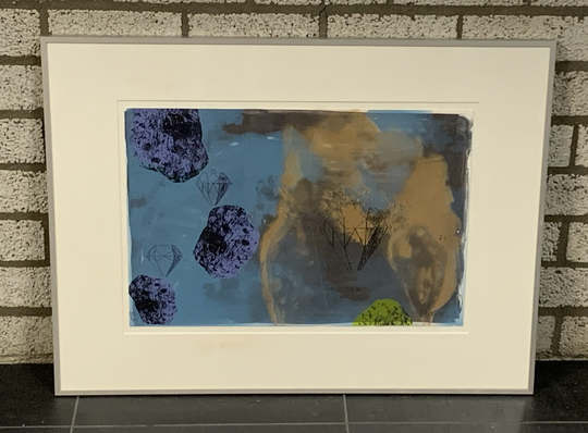 1390 - Mirjam Bürer - Urban Jungle Life III  ( 60 * 80 incl. lijst)