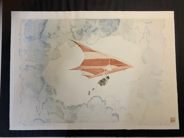 1100 - Leentje Linders -  Flying between the clouds