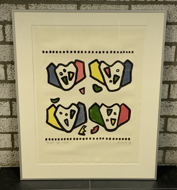 1361 - Annemie - Jungle life ( 65 * 80 incl. lijst)