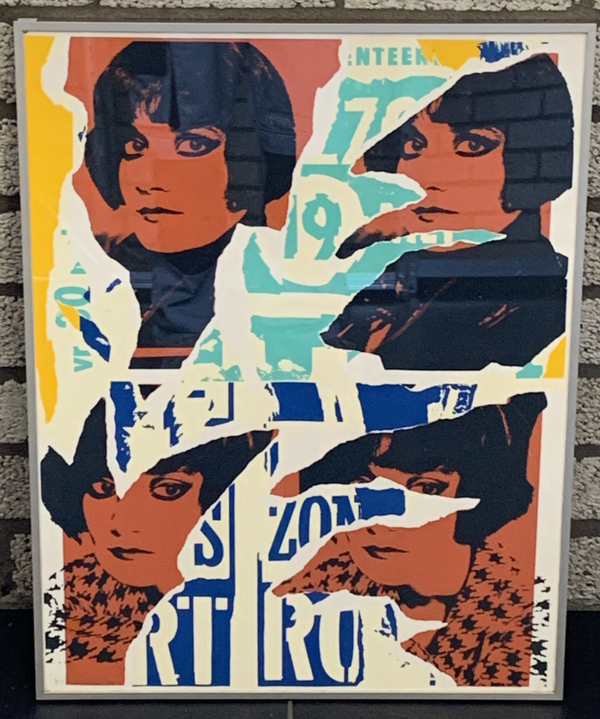 1197 - Walter van den Giesen (Gaspar)- Collage	( 50 * 65 incl. lijst)