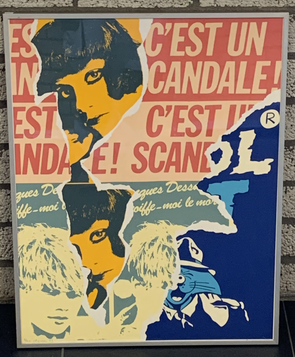 1171 - Walter van den Giesen (Gaspar) - Collage ( 50 * 65 incl. lijst)