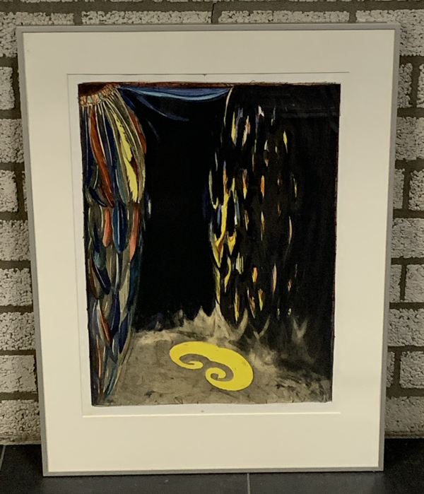 1399 - Lon Buttstedt - Labyrinth I  ( 60 * 80 incl. lijst)