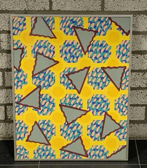 1199 - Walter van den Giesen (Gaspar) - Decoratief ( 50 * 65 incl. lijst)