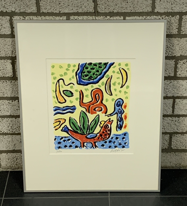 0238 - Keimpe Kootstra - Tuinen van geluk II ( 57,3 * 72,6 incl. lijst)