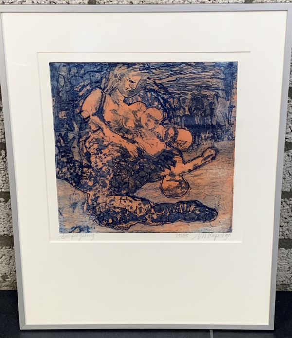 1544 - Marina Rupert - Bespiegeling ( 40 * 50 incl lijst)