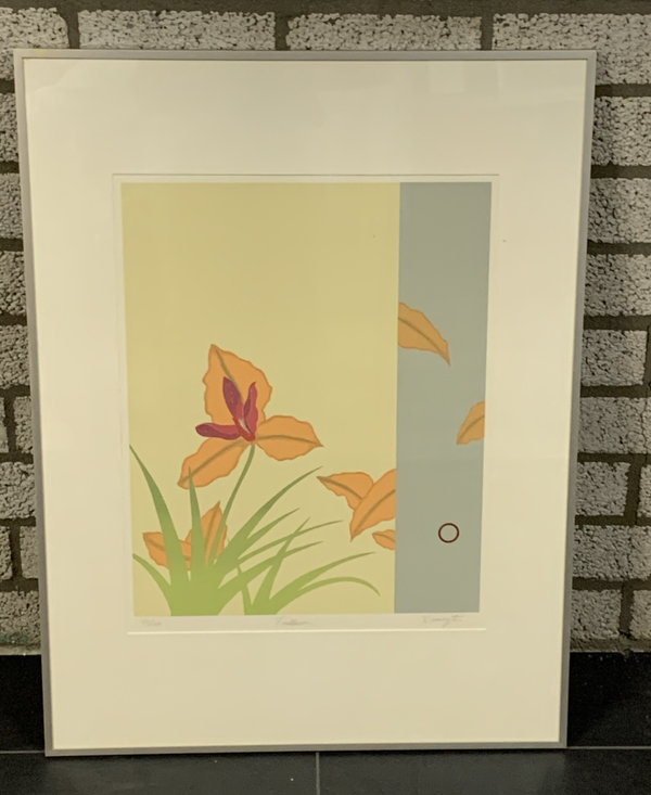 1376 - Rene Glaser -Trillium beautiful  ( 60 * 80 incl. lijst)