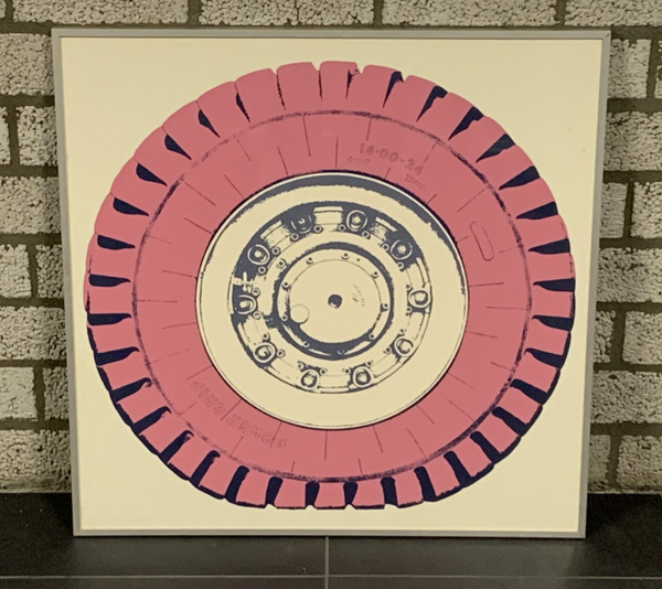 0413 - Ineke Calis - Wiel ( 65 * 65 incl lijst)