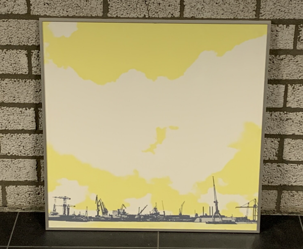 1510 - Ineke Calis - Haven I ( 65* 65 incl lijst)