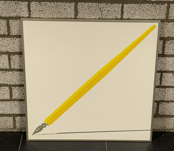 1498 - Ineke Calis - Pen (65 * 65 incl lijst)